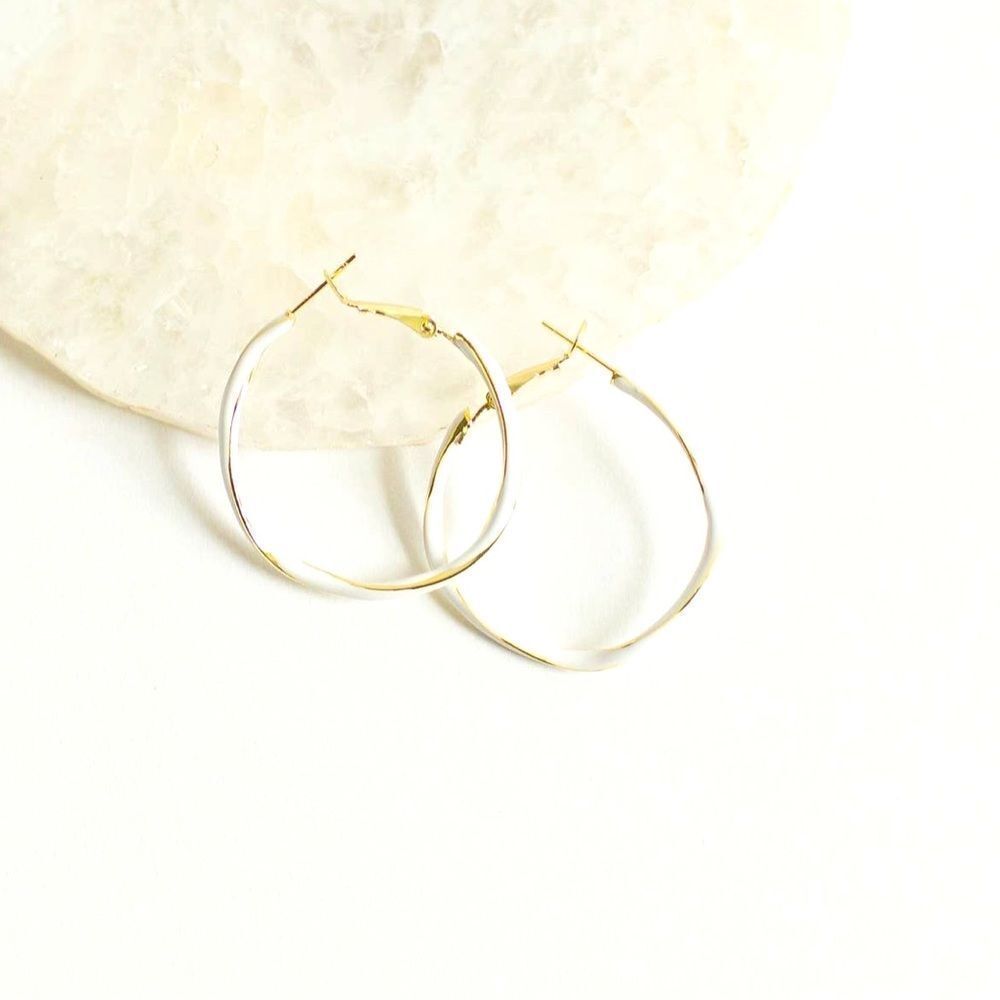 Twist Hoops Earrings